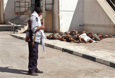 In 2005 it was a common to find bodies of Iraqi men, bound and shot execution style on the streets of Baghdad