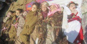 Twelve children killed in the Kunar province, April 2013