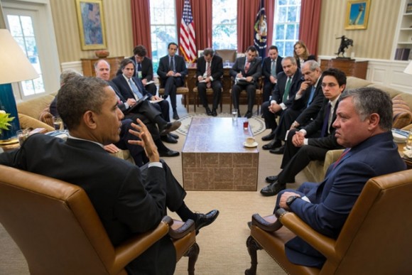 President Obama discusses Syria with King Abdullah II of Jordan