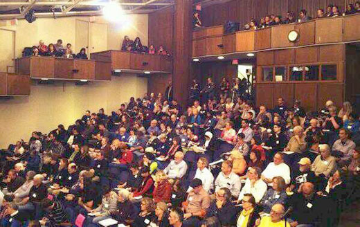 Packed house at Drone Summit. Credit: CODEPINK/Facebook