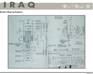 On June 26, 2003, CIA posted nuclear blueprints written in English on its website, claiming they were Iraqi.